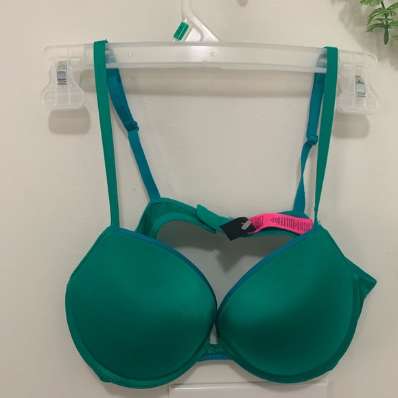 LA SenZa Flattering On Trend Green Color Pop Bra Size 36B - Picture 6 of 10